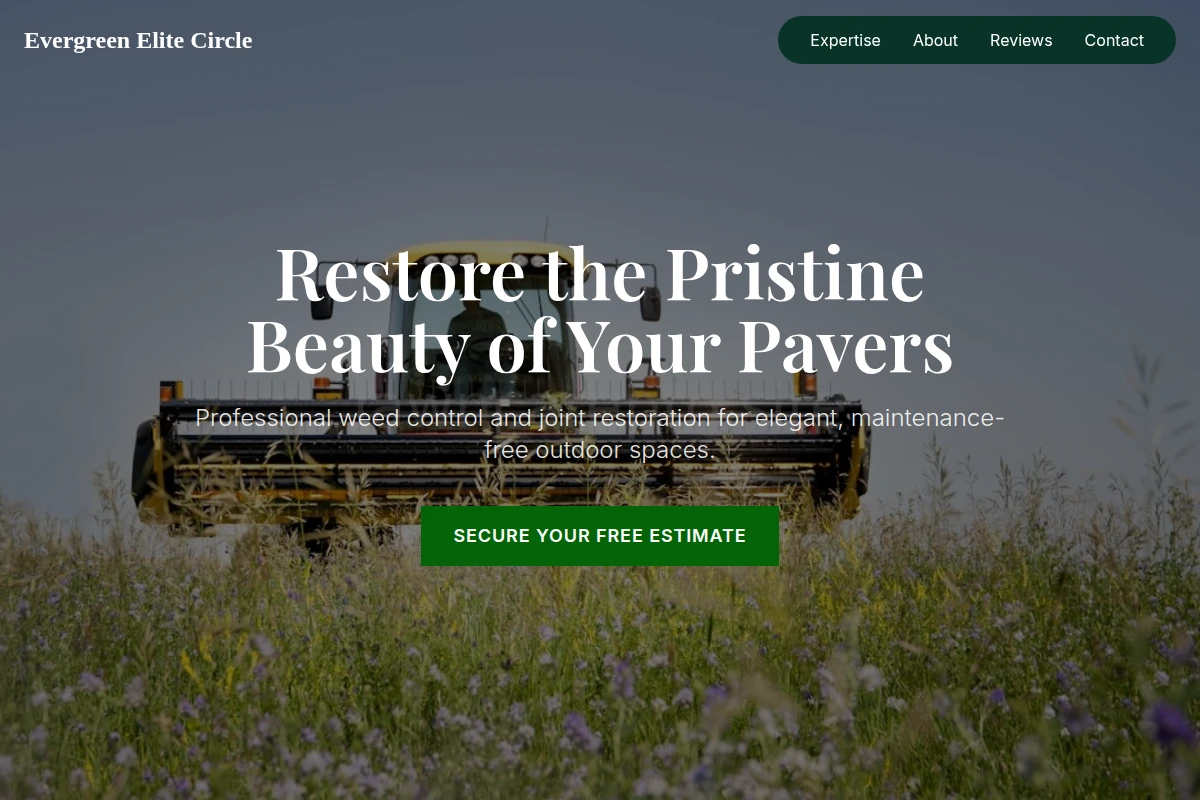 Paver Weed Control